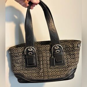 COACH SOHO MINI SIGNATURE SHOULDER BAG